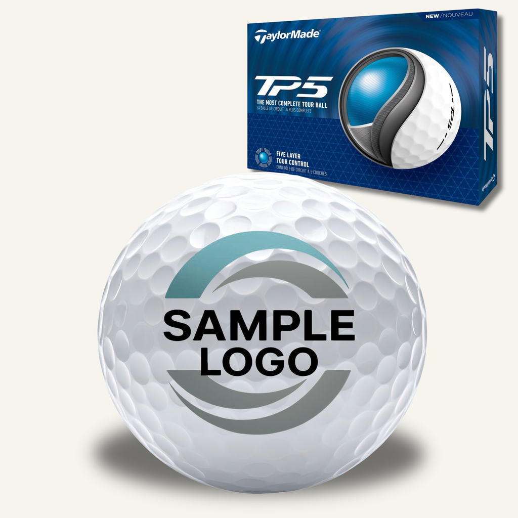 Custom Single-Sided Logo TaylorMade TP5 Golf Balls