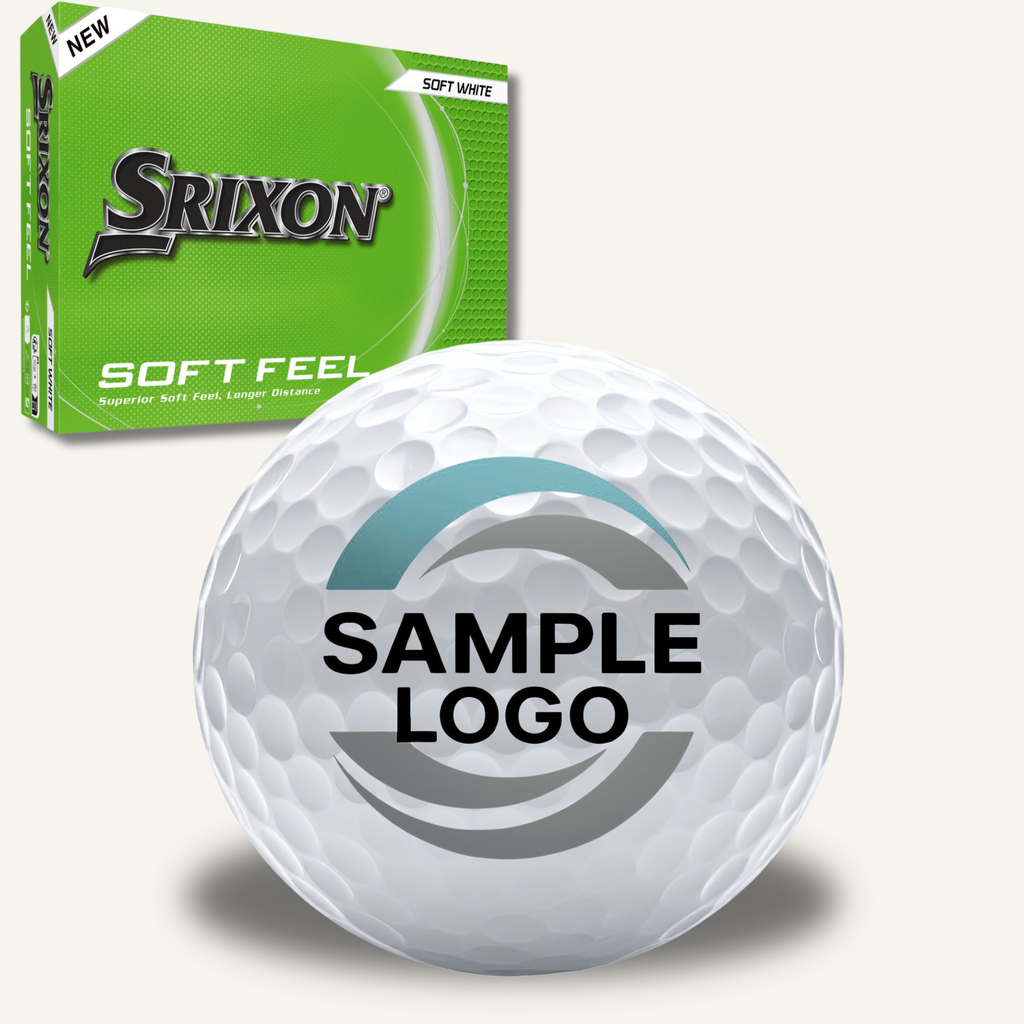 Custom Single-Sided Logo Srixon Soft Feel Golf Balls