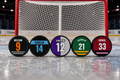 Custom Jersey-Back Hockey Puck